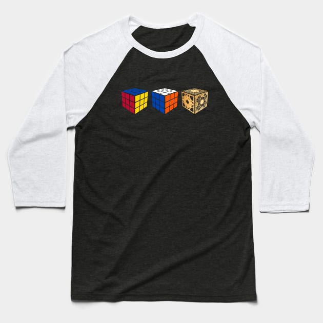 Rubik Rubik Lament Baseball T-Shirt by MondoWarhola